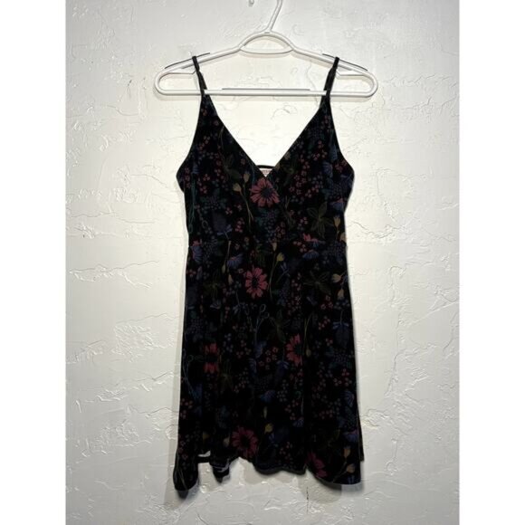 Mossimo floral babydoll y2k fairy grunge mini dress womens XS